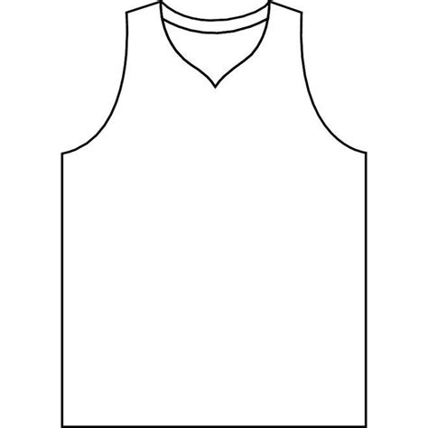 Printable Basketball Jersey Template